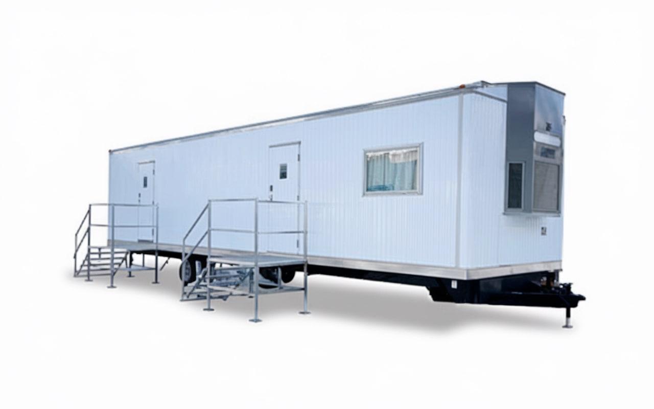 office trailers can be easily moved to a different location if necessary